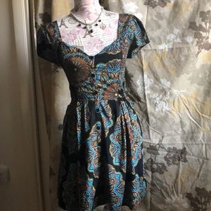 Band of Gypsies black paisley dress